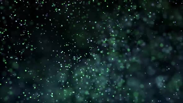 Background Green  Stars Motion Graphics Animated Background