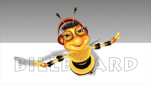 Happy 3D Bee - Billboard Promo 4