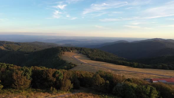 Sunset at the Ballon d'Alsace alt