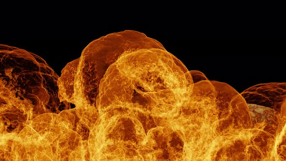 Fire Burst Transition 9 - 4k Alhpa Channel alt