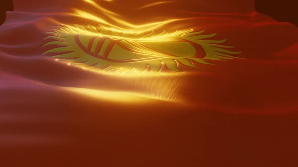 Kyrgyzstan - Atmospheric Flag