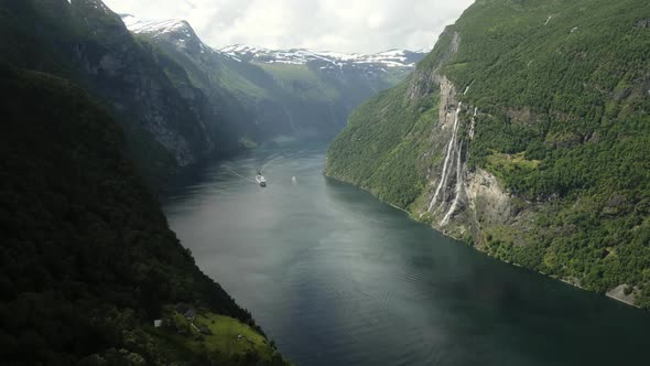 Breathtaking View of Sunnylvsfjorden Fjord