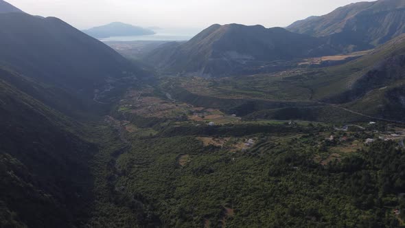 Road in the Mountains of Albania