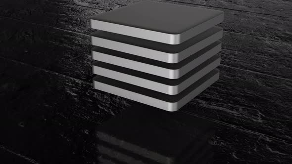 NFT Abstract Cubics 4K / Videohive