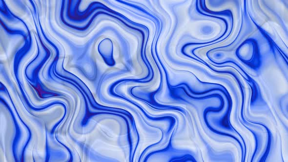 White Blue Color Ink Smoke Wave Motion Liquid Animated Background