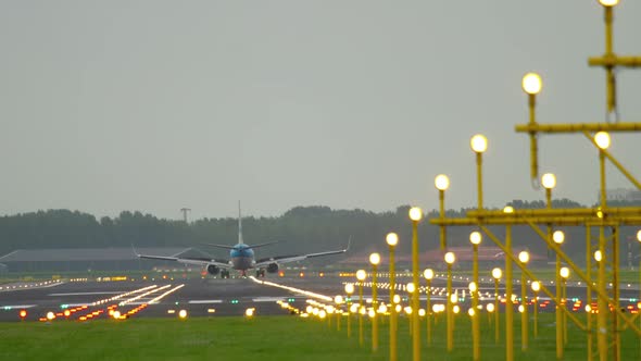 Jet Airplane Landing