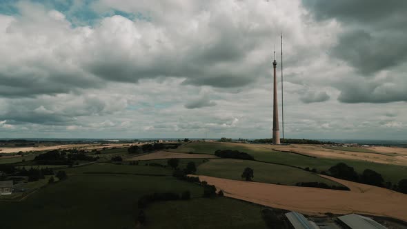 The Emley Moor transmitting station is a telecommunications and broadcasting facility on Emley Moor,