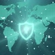 Cyber Security Shield Icon on the Background - VideoHive Item for Sale