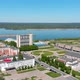 Aerial View of City On The River, Novocheboksarsk in Russia - VideoHive Item for Sale