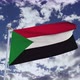 Sudan Flag With Sky 4k - VideoHive Item for Sale