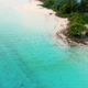 Drone Flyuing Along Maldive Paradise Tropical Island - VideoHive Item for Sale