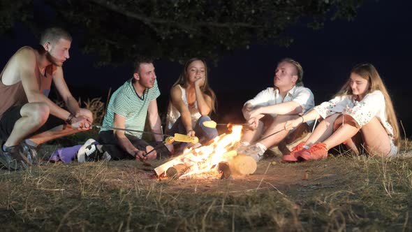 People at the campfire