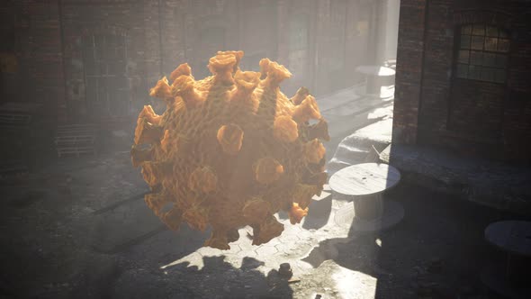 Coronavirus COVID 19 Quarantine on Empty City Streets alt