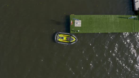 Water Scooter Waiting at the Pier