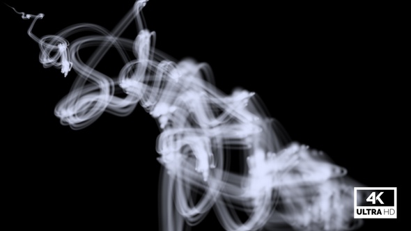 Thin Cloud Of White Cigarette Smoke alt