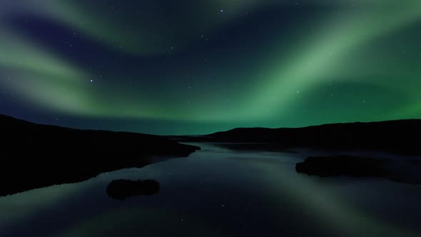 Northern Lights Time Lapse - Nature Timelapse Sweden