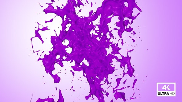 Purple Paint Splash Collision alt