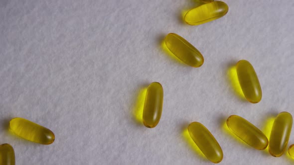 Rotating stock footage shot of vitamins and pills - VITAMINS 0055