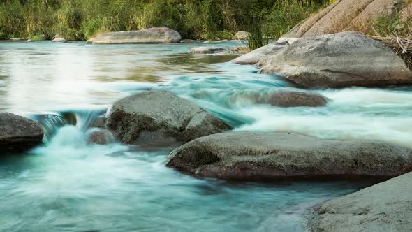 Rapids on the Evening River