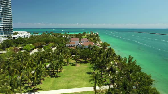 South Pointe Park Miami Beach Government Cut Inlet scene