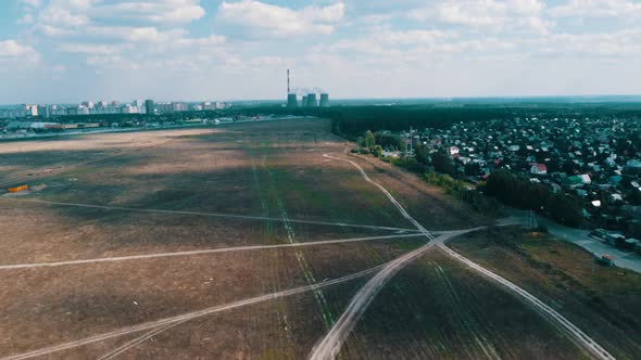 Flight Over The Wasteland