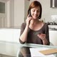 Woman on telephone with credit card - VideoHive Item for Sale