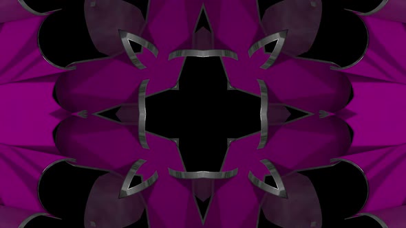 Abstract geometric kaleidoscope