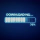 Downloading Process to Complete Blue Screen - VideoHive Item for Sale