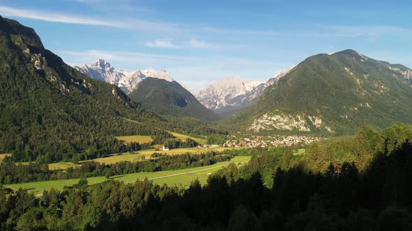 Summer morning in the mountains