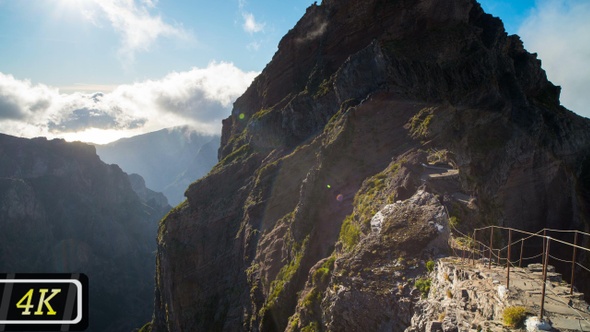 Famous Place from Vereda do Areeiro trail on Madeira