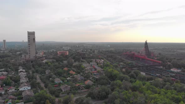 Industrial Mine In City