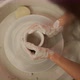 Ceramist Making Clay Vase on Pottery Wheel - VideoHive Item for Sale