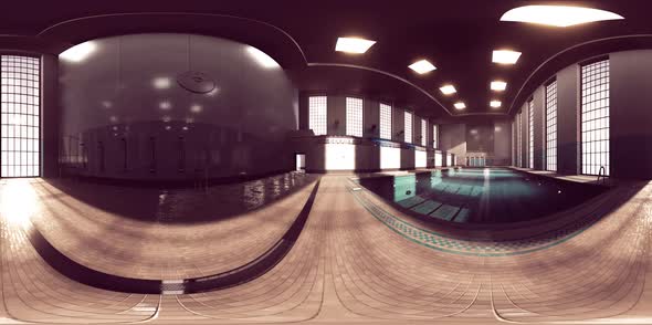 VR360 Empty Sport Swimming Pool