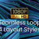 Seamless Loop Technology Flowing Lines and Dots (4-Pack) - VideoHive Item for Sale