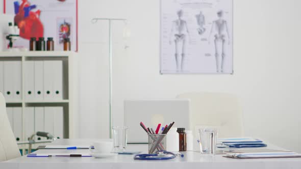 Medical Meeting Room Office with Nobody in It