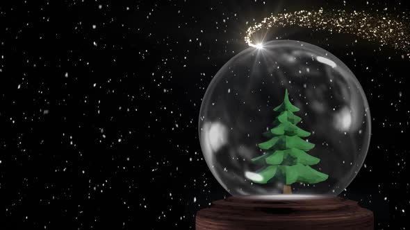 Christmas snow globe 