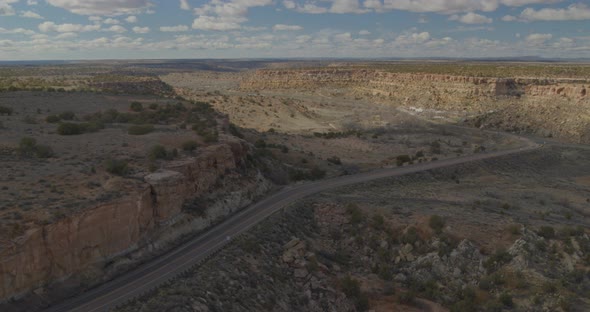 Outside the village of Keams Canyon in the Hopi Reservation