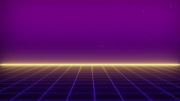 Motion Wave VJ Retro Style 80s alt