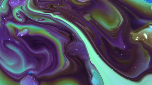 Psychedelic Cosmos Galaxy Paint Texture Background  alt