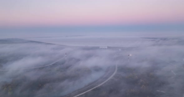 Fog on Lake