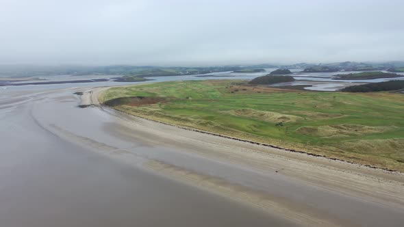 Aerial View of Murvagh in County Donegal Ireland