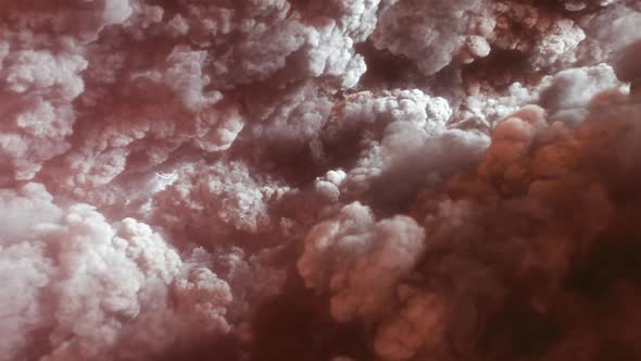 Flight in Cloud To Infinity Red Fanstasy alt