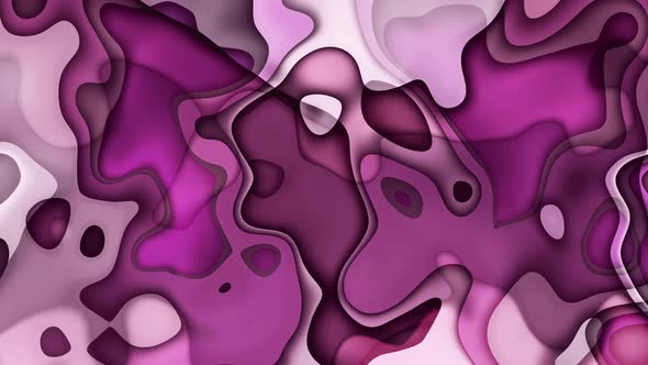 Pink White Color Shape Liquid Animated Background