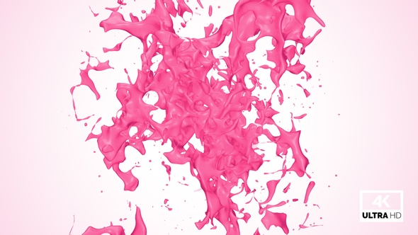 Strawberry Milkshake Splash Collision