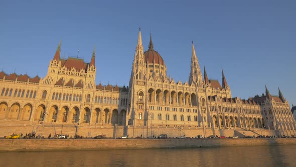 The Hungarian Parliament Building in Budapest