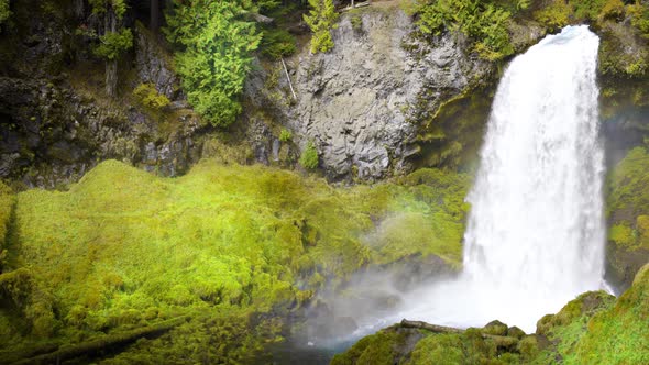 Beautiful Sahalie Falls In Oregon