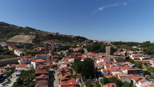 Medieval Castle in Lamego City Portugal