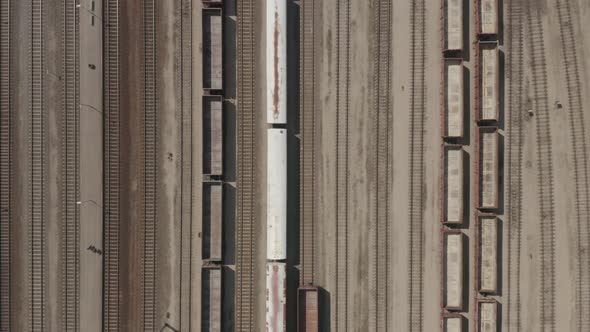 Multiply Train Tracks From Above