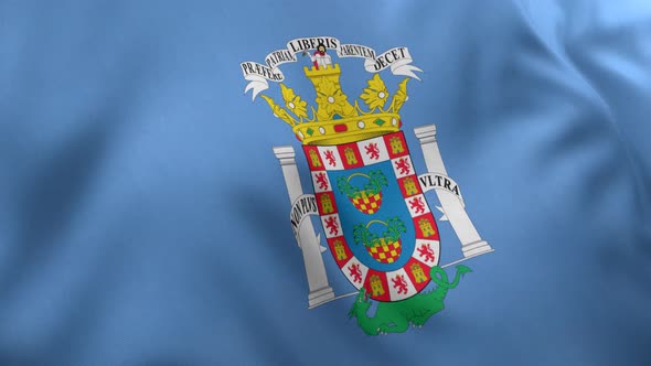 Melilla City Flag - 4K