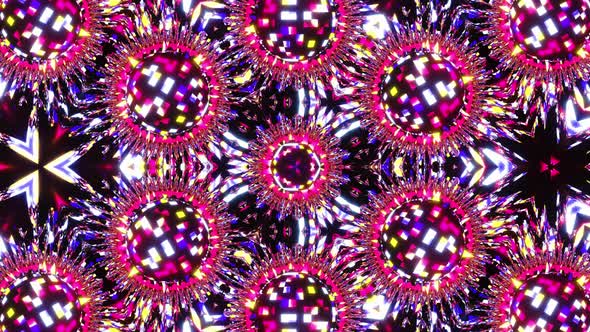Vj Loop Purple Neon kaleidoscope